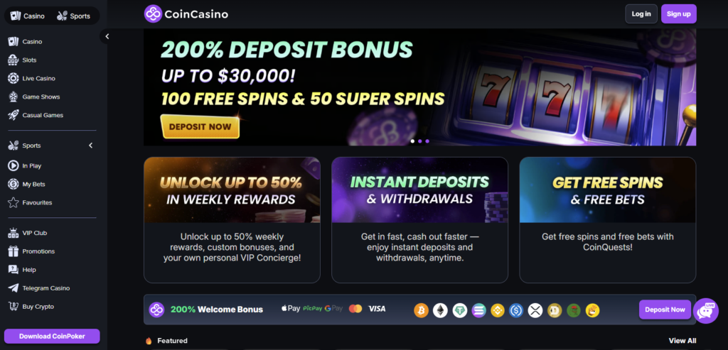 coincasino online